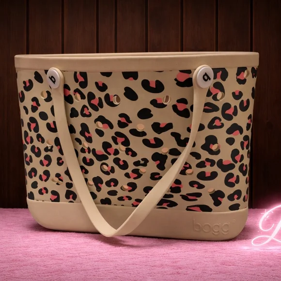 Original Bogg Bag Large Size Leopard Print - EUC (Slight Warping) - Picture 4 of 6